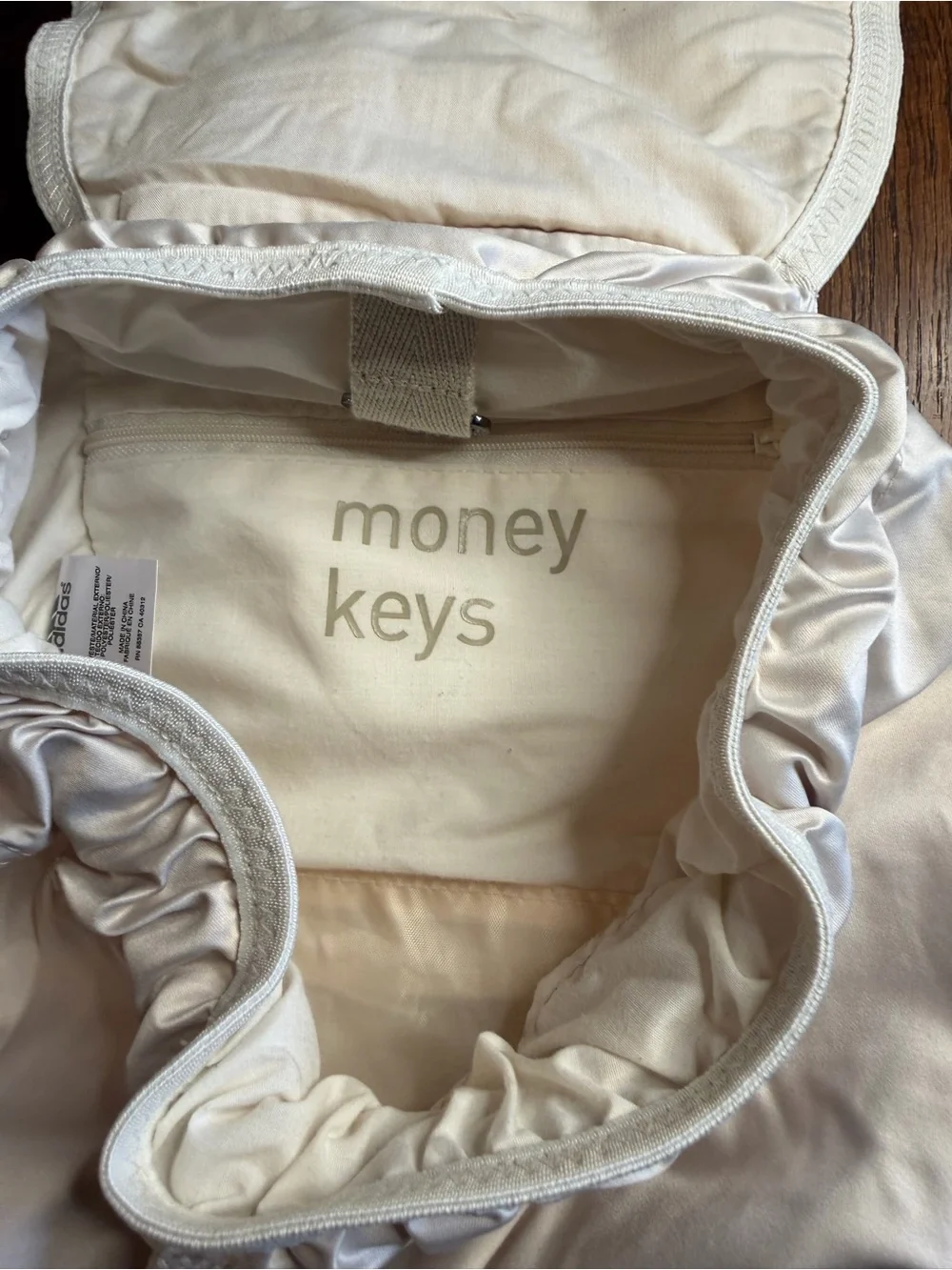 Adidas by Stella McCartney Utility Backpack Ivory Cream GUC